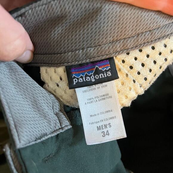 Patagonia scrambler short green men’s size 34 - Picture 4 of 9